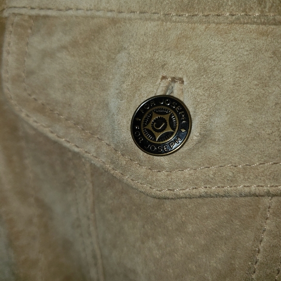VINTAGE FOR JOSEPH TAN SUEDE JACKET XTRA LARGE. - Picture 5 of 8